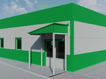 Контрольно-пропускной пункт из сэндвич-панелей