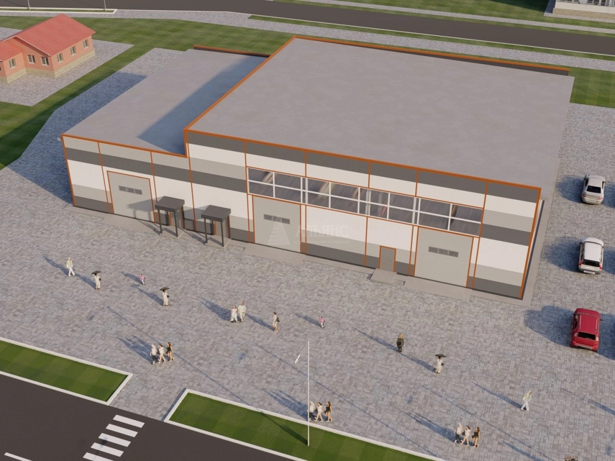 3D визуализация Проект СТО из сэндвич-панелей - фото 6