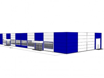 Торговый центр из сэндвич-панелей