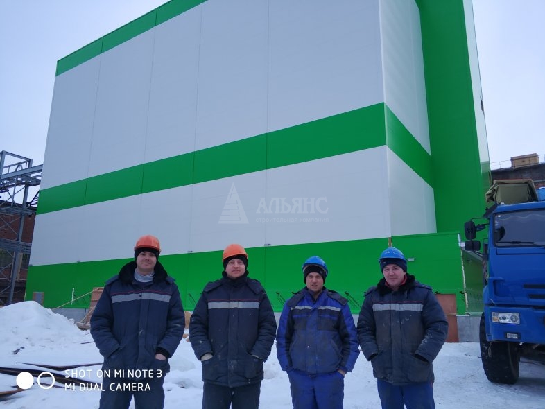 Цех бумажного комбината АО "Волга" из сэндвич-панелей - фото 7