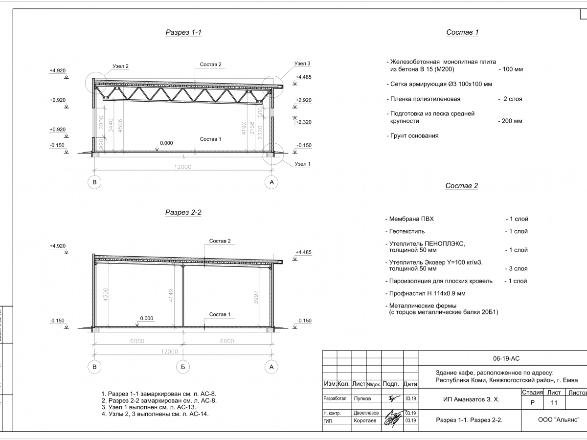 Планировка Кафе из сэндвич-панелей -  фото 6